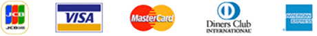 JCB VISA MasterCard Diners Club INTERNATIONAL AMERICAN EXPRESS