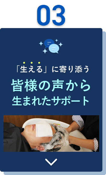 「生える」に寄り添う皆様の声から生まれたサポート