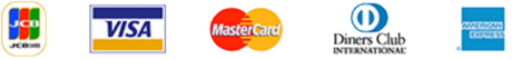 JCB VISA MasterCard Diners Club INTERNATIONAL AMERICAN EXPRESS