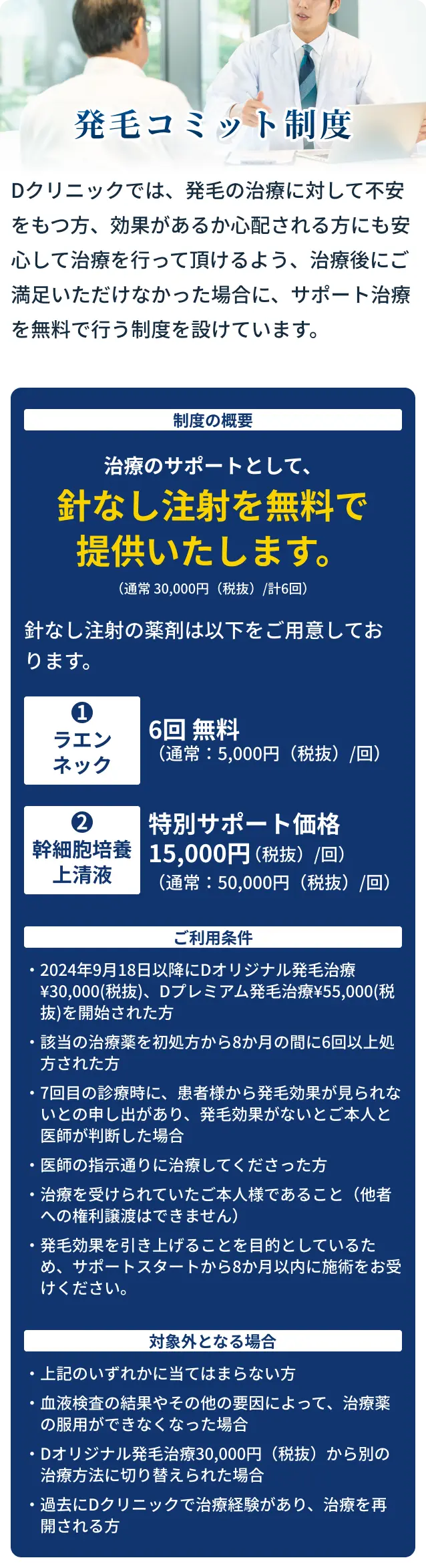 発毛コミット制度