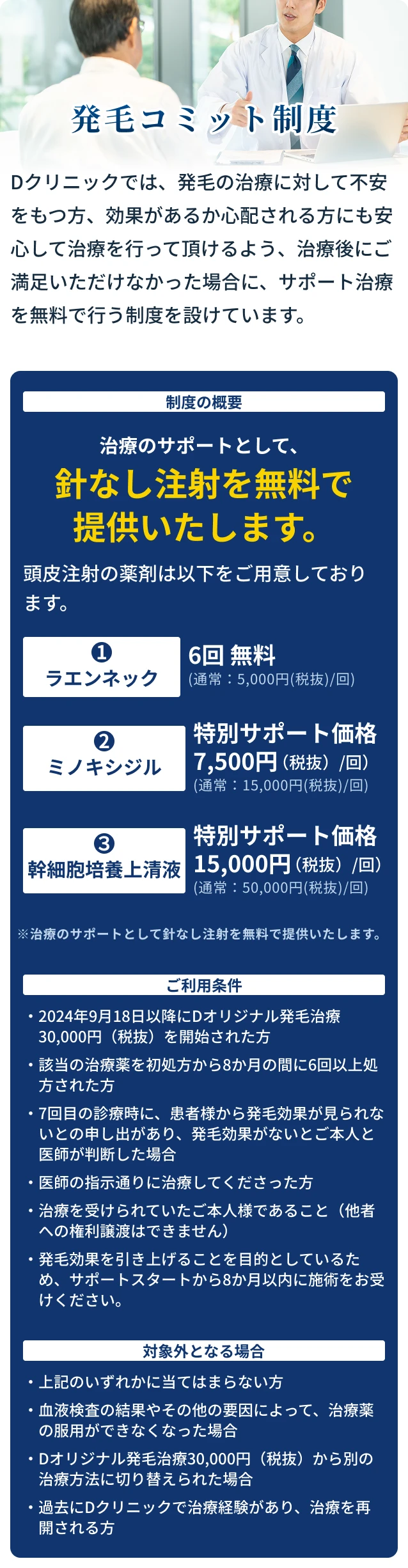 発毛コミット制度